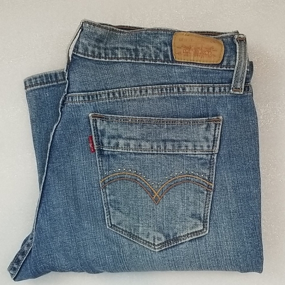 Levi's 515 6 Long Boot Cut Jeans Beaded - Picture 9 of 9